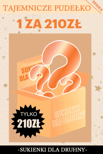 ZAPAKA TAJEMNICZE PUDEŁKO z 1Pc Sukienka Dla Druhna